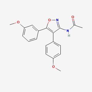 N~1~-[5-(3-Methoxyphenyl)-4-(4-methoxyphenyl)-3-isoxazolyl]acetamide