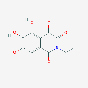 2-ethyl-5,6-dihydroxy-7-methoxyisoquinoline-1,3,4(2H)-trione