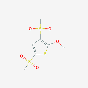 2-Methoxy-3,5-bis(methylsulfonyl)thiophene