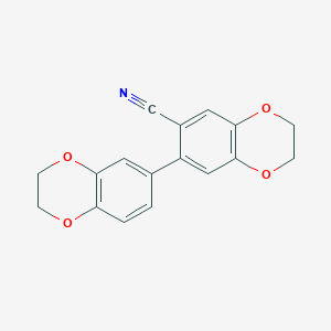 2,2',3,3'-Tetrahydro-6,6'-bi-1,4-benzodioxine-7-carbonitrile