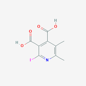 2-Iodo-5,6-dimethylpyridine-3,4-dicarboxylic acid