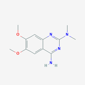 B110568 6,7-dimethoxy-2-N,2-N-dimethylquinazoline-2,4-diamine CAS No. 19216-53-6