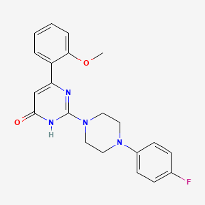 2-[4-(4-fluorophenyl)piperazin-1-yl]-6-(2-methoxyphenyl)pyrimidin-4(3H)-one