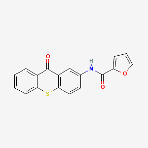 N-(9-oxo-9H-thioxanthen-2-yl)furan-2-carboxamide