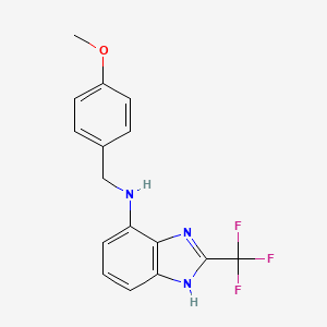 N-(4-methoxybenzyl)-2-(trifluoromethyl)-1H-benzimidazol-7-amine