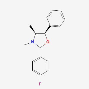 (4S,5R)-2-(4-fluorophenyl)-3,4-dimethyl-5-phenyl-1,3-oxazolidine