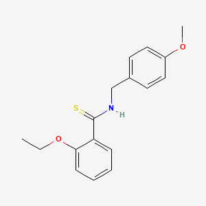 2-ethoxy-N-[(4-methoxyphenyl)methyl]benzenecarbothioamide