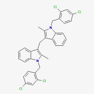 3,3'-methanediylbis[1-(2,4-dichlorobenzyl)-2-methyl-1H-indole]