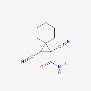 1,2-Dicyanospiro[2.5]octane-1-carboxamide