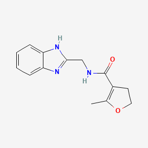 N-(1H-benzimidazol-2-ylmethyl)-2-methyl-4,5-dihydrofuran-3-carboxamide