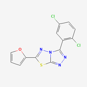 3-(2,5-Dichlorophenyl)-6-(furan-2-yl)-[1,2,4]triazolo[3,4-b][1,3,4]thiadiazole