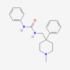 1-[(1-Methyl-4-phenylpiperidin-4-yl)methyl]-3-phenylurea