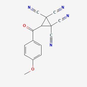 3-(4-Methoxybenzoyl)cyclopropane-1,1,2,2-tetracarbonitrile