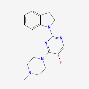 1-[5-fluoro-4-(4-methylpiperazin-1-yl)pyrimidin-2-yl]-2,3-dihydro-1H-indole