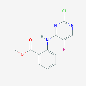 Methyl 2-[(2-chloro-5-fluoropyrimidin-4-yl)amino]benzoate