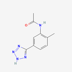 N-[2-methyl-5-(2H-tetrazol-5-yl)phenyl]acetamide