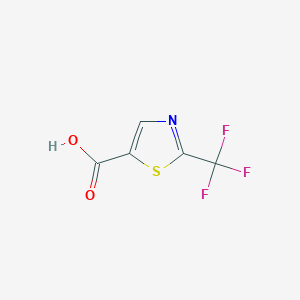B110575 2-(Trifluoromethyl)-1,3-thiazole-5-carboxylic acid CAS No. 1286734-84-6