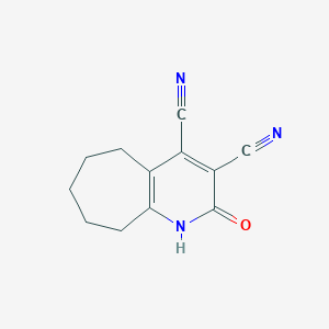 2-hydroxy-6,7,8,9-tetrahydro-5H-cyclohepta[b]pyridine-3,4-dicarbonitrile