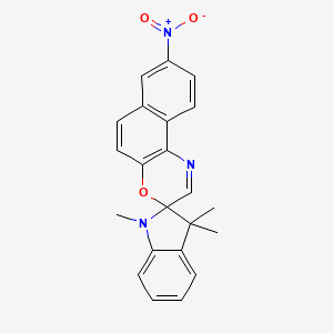 1,3,3-Trimethyl-8'-nitro-1,3-dihydrospiro[indole-2,3'-naphtho[2,1-b][1,4]oxazine]