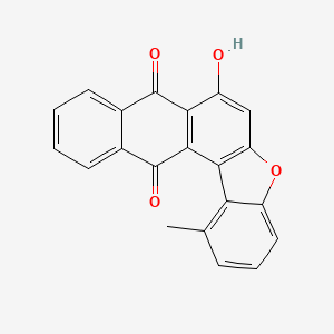 7-Hydroxy-1-methylanthra[2,1-b]benzo[d]furan-8,13-dione