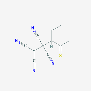 3-Ethyl-4-thioxopentane-1,1,2,2-tetracarbonitrile