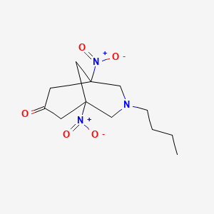 3-Butyl-1,5-dinitro-3-azabicyclo[3.3.1]nonan-7-one