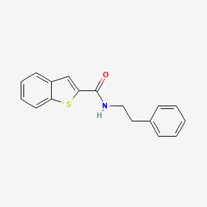 N-(2-phenylethyl)-1-benzothiophene-2-carboxamide