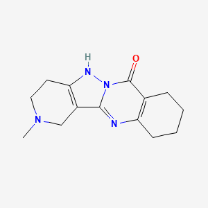 13-methyl-1,9,13,17-tetrazatetracyclo[8.7.0.03,8.011,16]heptadeca-3(8),9,11(16)-trien-2-one