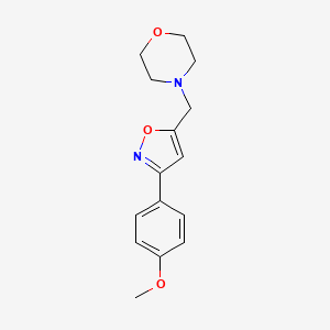 4-{[3-(4-Methoxyphenyl)-1,2-oxazol-5-yl]methyl}morpholine