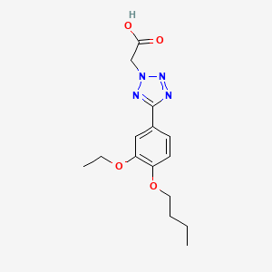 [5-(4-butoxy-3-ethoxyphenyl)-2H-tetrazol-2-yl]acetic acid