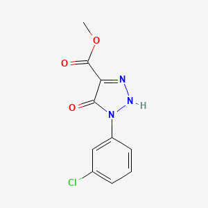 Methyl 1-(3-chlorophenyl)-5-hydroxy-1,2,3-triazole-4-carboxylate