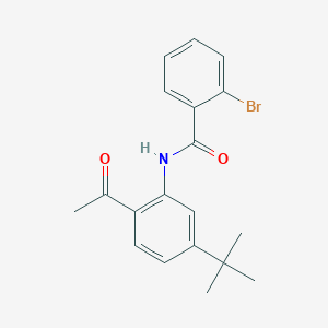 N-(2-acetyl-5-tert-butylphenyl)-2-bromobenzamide