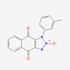 1-(3-methylphenyl)-1H-naphtho[2,3-d][1,2,3]triazole-4,9-dione 2-oxide