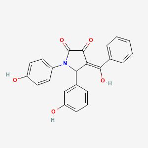 4-Benzoyl-3-hydroxy-5-(3-hydroxyphenyl)-1-(4-hydroxyphenyl)-1,5-dihydro-2H-pyrrol-2-one