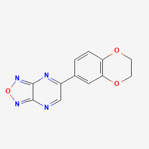 5-(2,3-Dihydro-1,4-benzodioxin-6-yl)[1,2,5]oxadiazolo[3,4-b]pyrazine