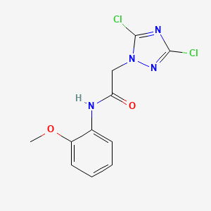 2-(3,5-dichloro-1H-1,2,4-triazol-1-yl)-N-(2-methoxyphenyl)acetamide