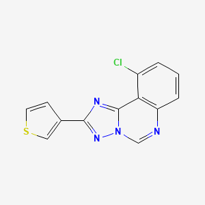 10-Chloro-2-(thiophen-3-yl)[1,2,4]triazolo[1,5-c]quinazoline