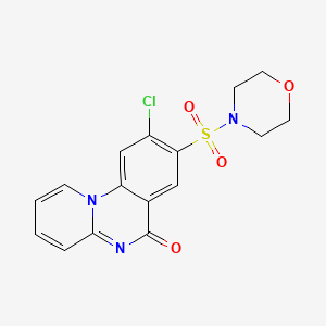 9-chloro-8-(morpholin-4-ylsulfonyl)-6H-pyrido[1,2-a]quinazolin-6-one