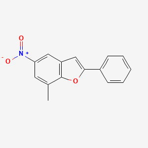 7-Methyl-5-nitro-2-phenyl-1-benzofuran