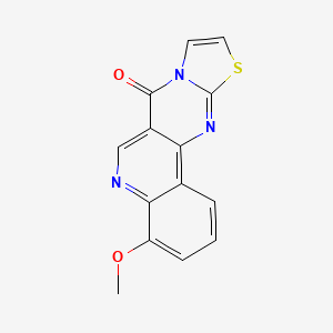 6-methoxy-15-thia-8,12,17-triazatetracyclo[8.7.0.02,7.012,16]heptadeca-1,3,5,7,9,13,16-heptaen-11-one