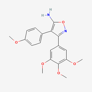 3-(3,4,5-Trimethoxyphenyl)-4-(4-methoxyphenyl)-5-amino-isoxazole