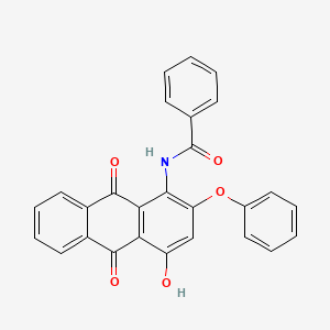 N-(4-hydroxy-9,10-dioxo-2-phenoxy-9,10-dihydroanthracen-1-yl)benzamide