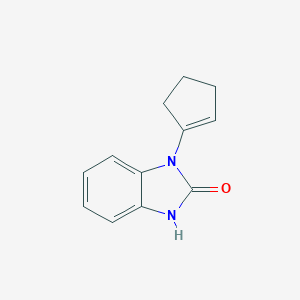 B011059 3-(cyclopenten-1-yl)-1H-benzimidazol-2-one CAS No. 104509-42-4