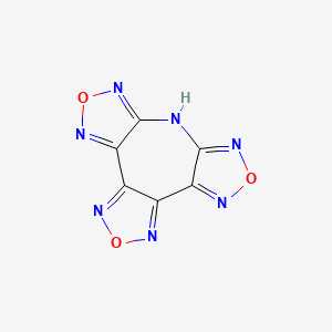 4,9,15-trioxa-3,5,8,10,12,14,16-heptazatetracyclo[11.3.0.02,6.07,11]hexadeca-1(16),2,5,7,10,13-hexaene