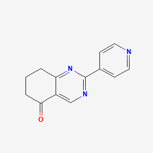 2-(pyridin-4-yl)-7,8-dihydroquinazolin-5(6H)-one