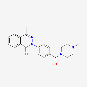 4-methyl-2-{4-[(4-methylpiperazin-1-yl)carbonyl]phenyl}phthalazin-1(2H)-one