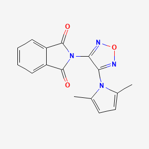 2-[4-(2,5-dimethyl-1H-pyrrol-1-yl)-1,2,5-oxadiazol-3-yl]-1H-isoindole-1,3(2H)-dione