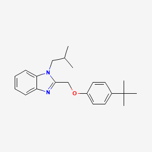 2-[(4-tert-butylphenoxy)methyl]-1-(2-methylpropyl)-1H-benzimidazole