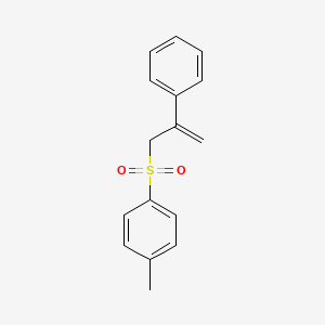 molecular formula C16H16O2S B11059415 1-Methyl-4-[(2-phenylprop-2-en-1-yl)sulfonyl]benzene 