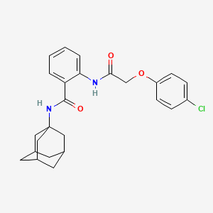 N-1-adamantyl-2-{[(4-chlorophenoxy)acetyl]amino}benzamide